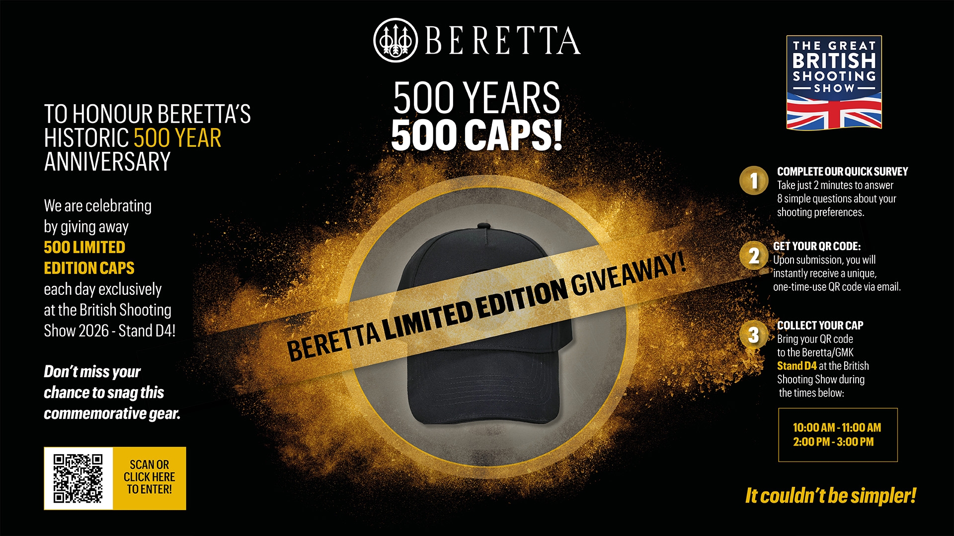 Beretta 500 years - 500 caps